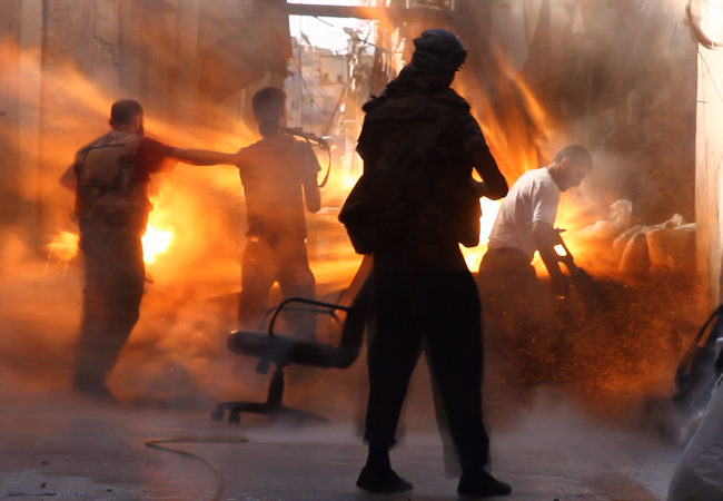 bomb in aleppo