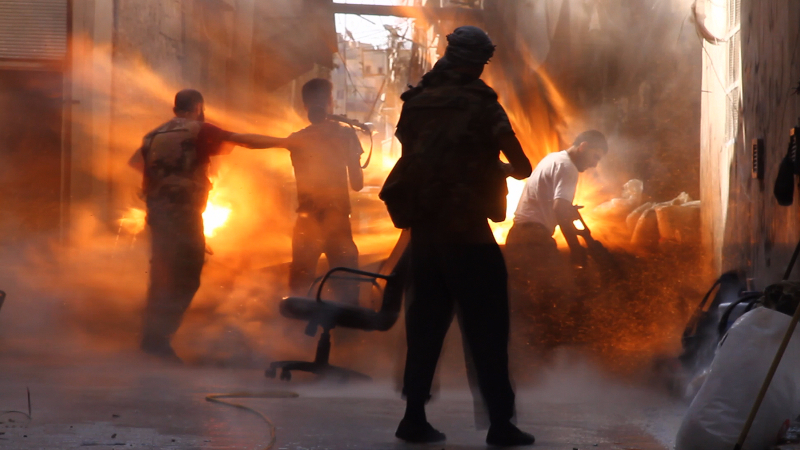 bomb in aleppo