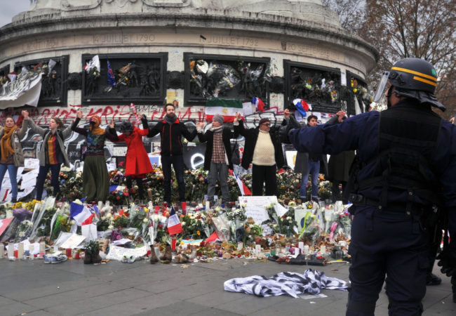 place de la republique protest