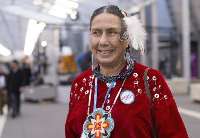 Casey Camp-Horinek at COP21