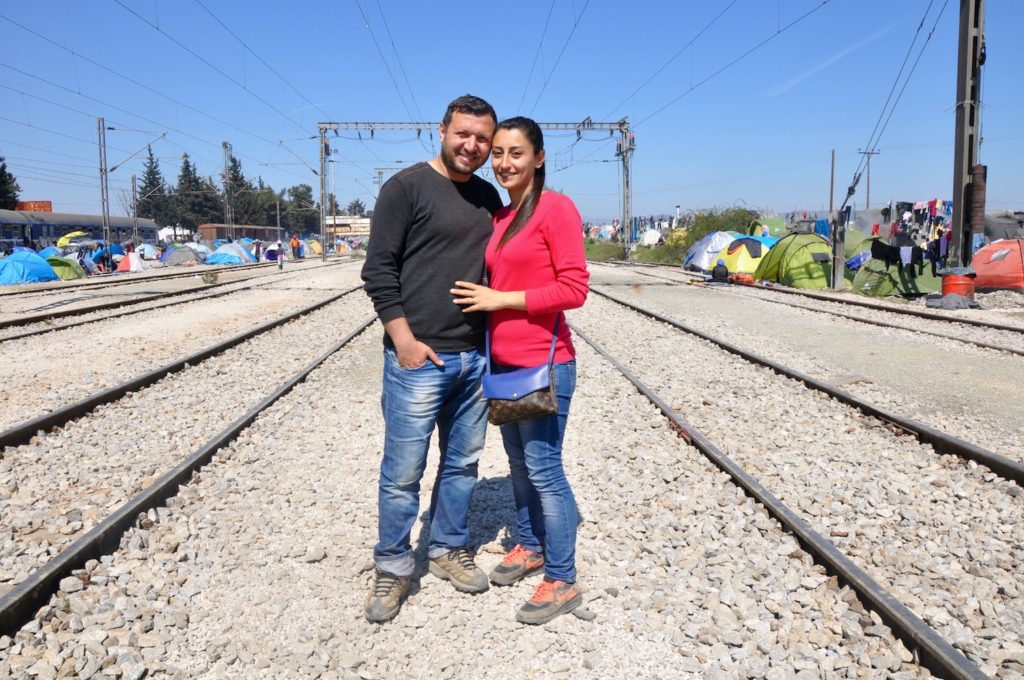 Syrian refugees camp