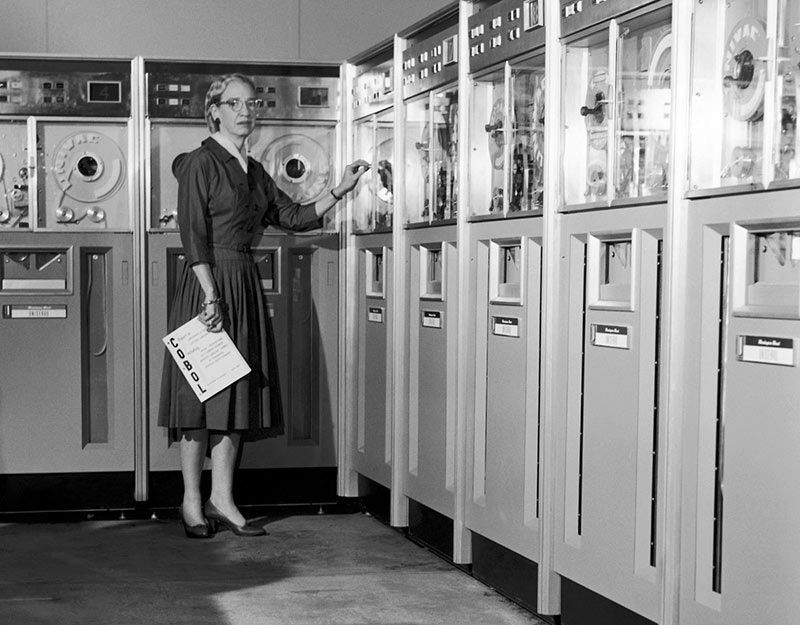 The "Women in Tech" fellowship will include reporting from the Grace Hopper Celebration of Women in Computing, named for computer scientist Grace Hopper (1906-1992). (Vasser College)
