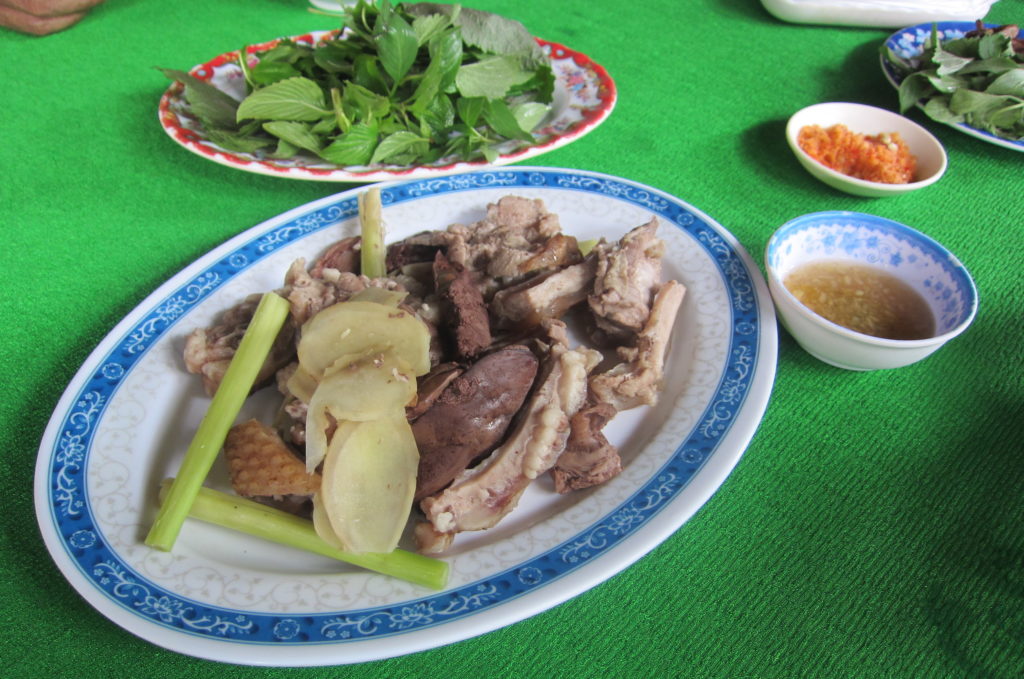Porcupine is a sought-after delicacy in Vietnam, not readily available in the cities but a treat when you can get it. (Photo by Joanne Silberner/GroundTruth)
