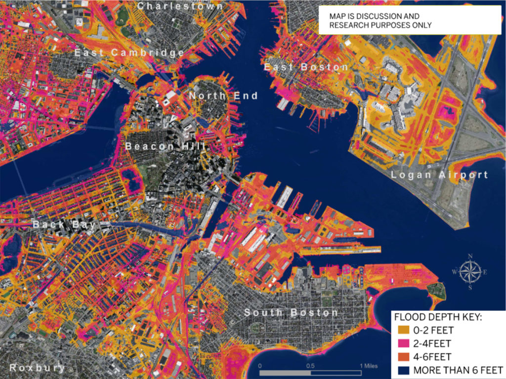 Potential Flooding in Boston