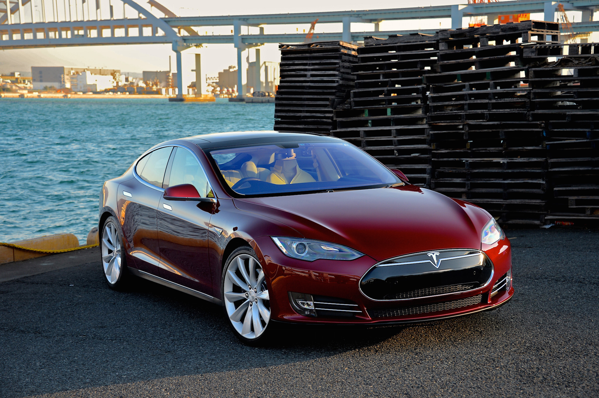 The Tesla Model S was first introduced to the United States in 2012. (Photo via Wikimedia Commons)