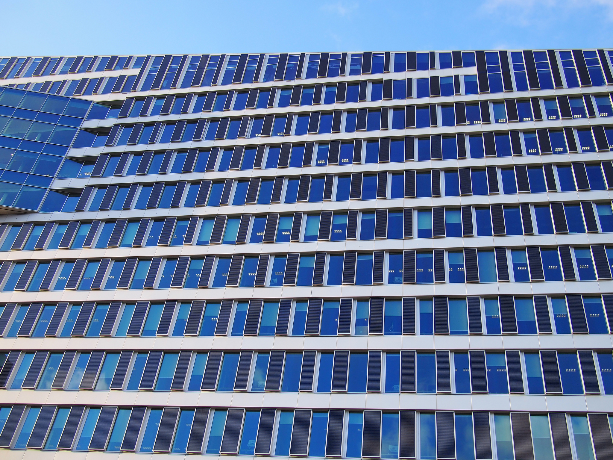 The Edge uses a system of solar panels to generate all of the building's electricity. (Photo by Franklin Heijnen/Flickr User)