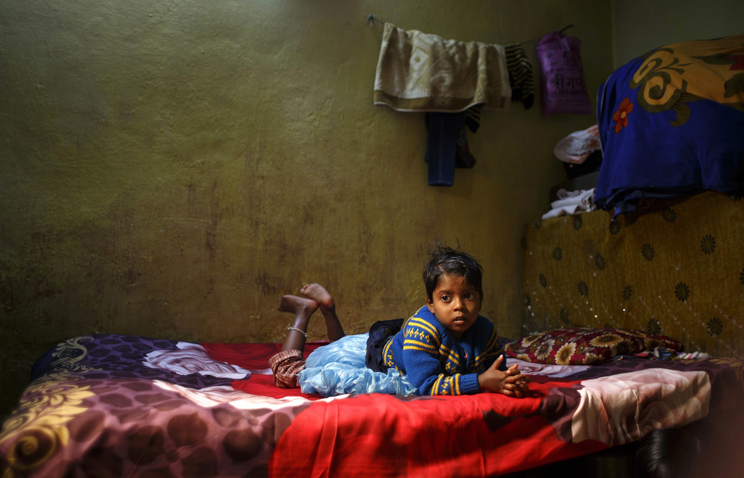 Manshi Kumari, 4, at her family's home in the city of Patna, Bihar. IndiaÕs family planning program has long centered on sterilization, and health advocates say that particularly with IndiaÕs large youth population - the largest in the world - the country needs to invest more in non-permanent forms of birth control to meet the needs of those entering into their childbearing years.
