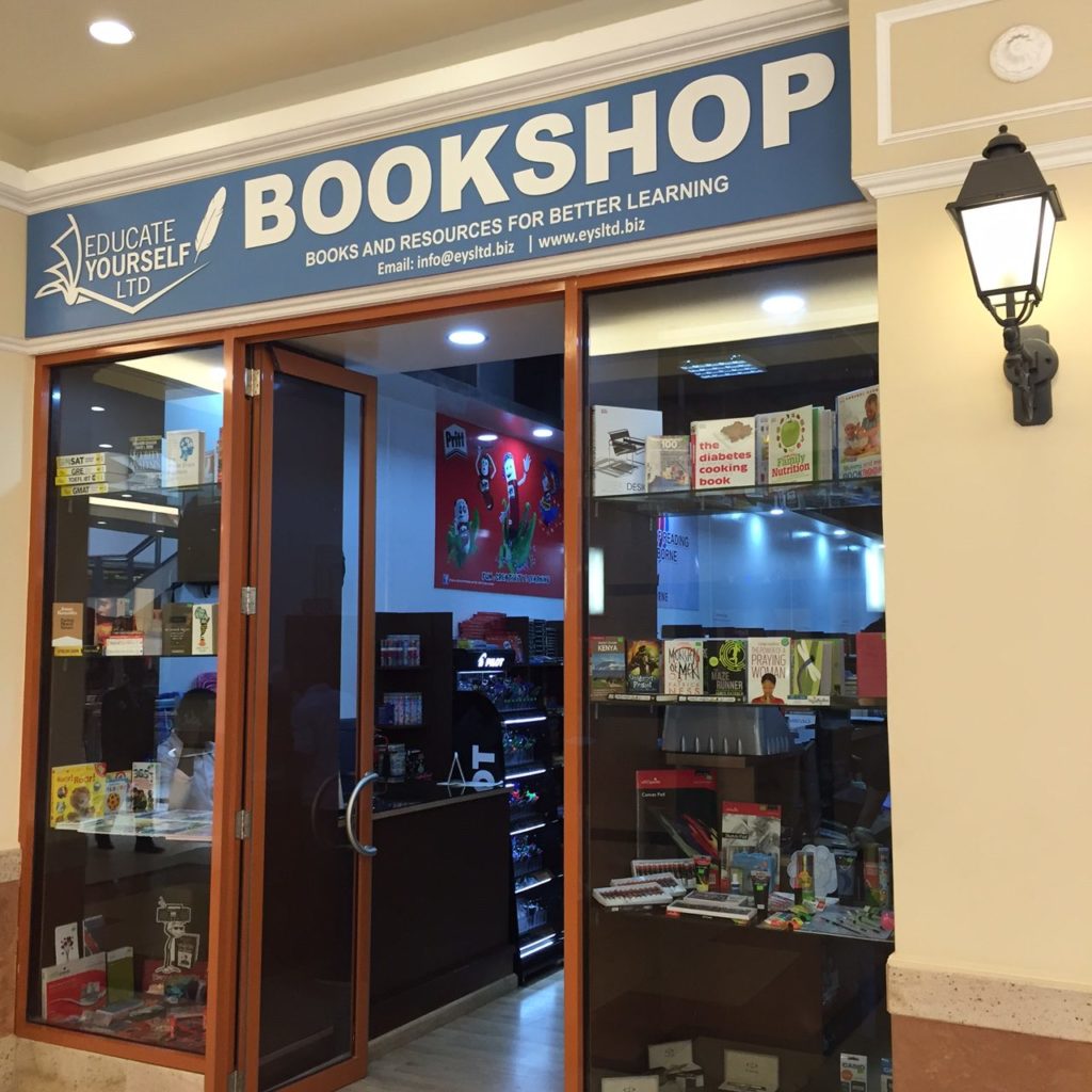 Three years after the Westgate Mall shooting in Kenya, where 67 people were killed, Mwangi found himself back in a bookstore, owned by the previous owner of Savani's bookstore. (Photo by Kevin Grant/GroundTruth)