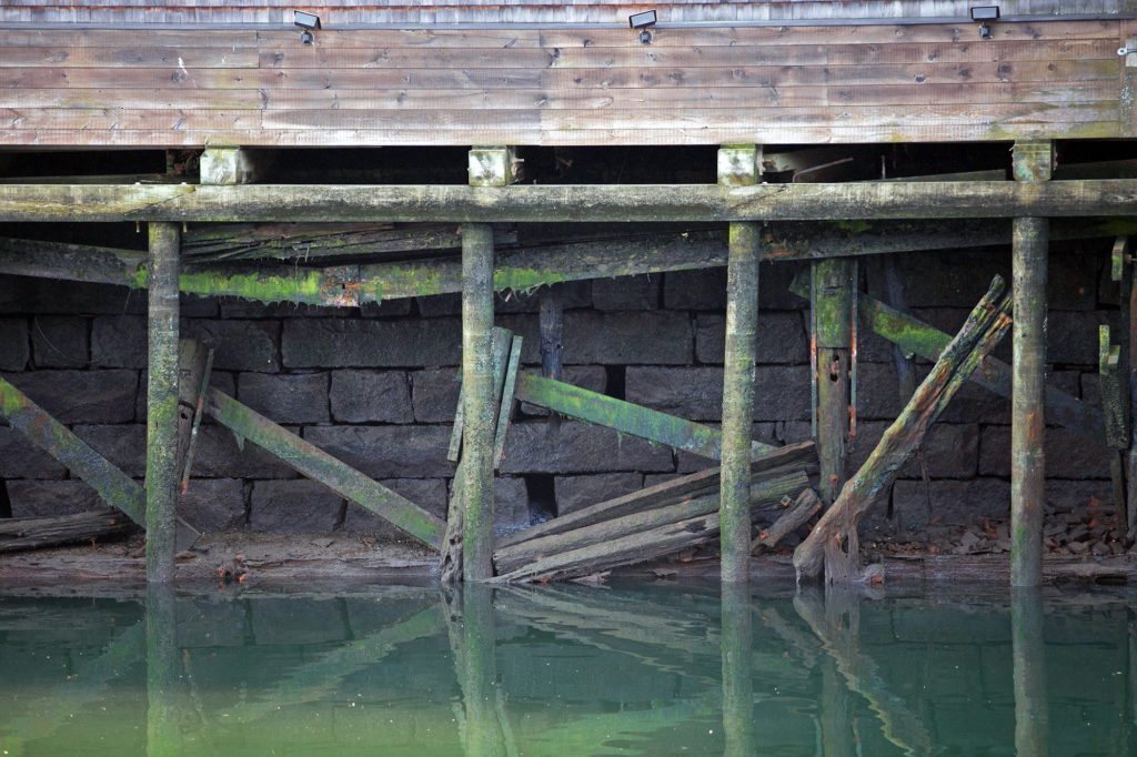 Sea level rise continues to threaten Boston's future, but the city released a report today detailing its plans to adapt. (Photo by Lauren Owens Lambert/GroundTruth)