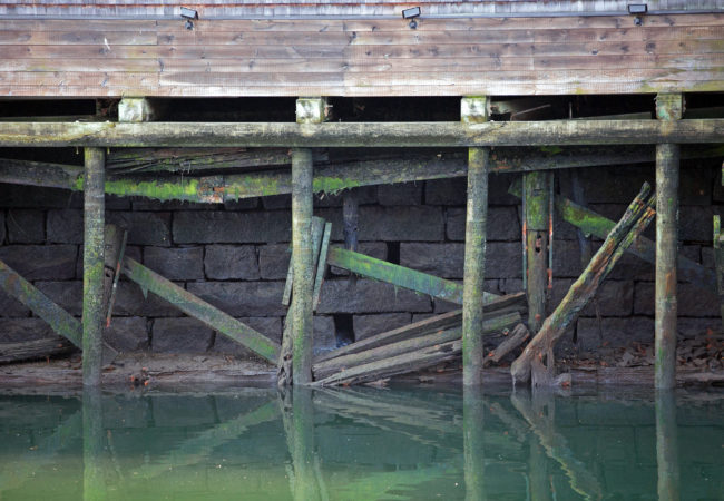 Sea level rise continues to threaten Boston's future, but the city released a report today detailing its plans to adapt. (Photo by Lauren Owens Lambert/GroundTruth)