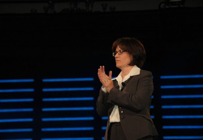 Kara Swisher, an influential journalist known for reporting of the tech industry and for creating, producing and hosting All Things Digital, the Wall Street Journal's technology conference. (Dan Harber/Flickr)