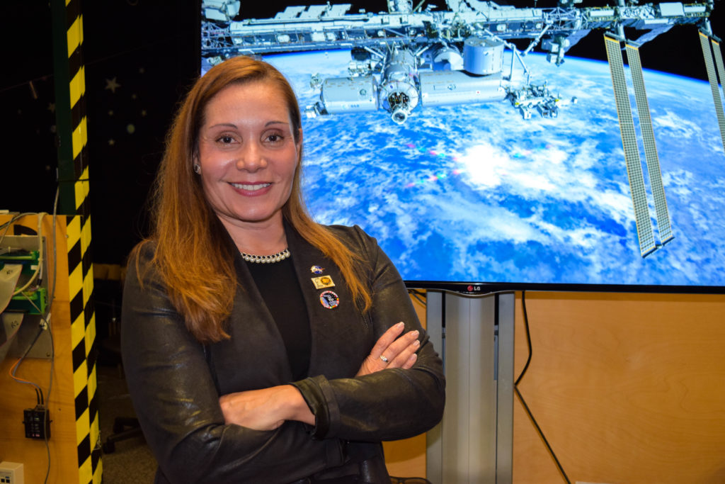 Evelyn is the lead VR innovator and principal engineer at the Virtual Reality Laboratory at NASA. (Photo by Peter Maroulis/GroundTruth)