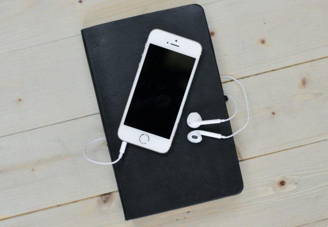 Headphones and iPhone
