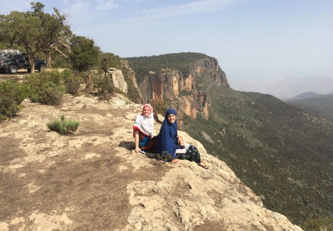 GroundTruth reporting fellows Laura Heaton (left) and Nichole Sobecki are pictured in Somalia. (GroundTruth)