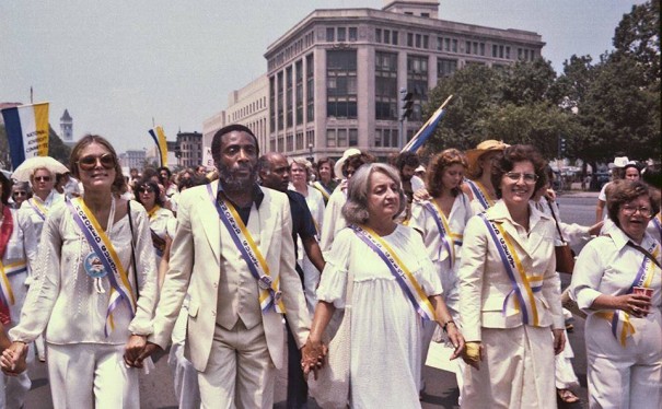 Women made history by marching for the Equal Rights Amendment in 1978. (Photo via Whitehouse.gov)