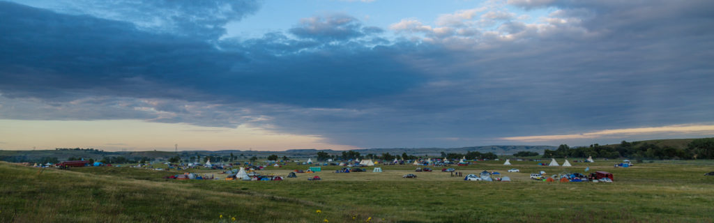 The Dakota Access Pipeline protest at the Sacred Stone Camp near Cannon Ball, North Dakota, on Aug. 25, 2016. (Photo by Tony Webster/Flickr User)