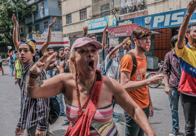 April 19, 2017 Caracas, Venezuela (Photo by Joris van Gennip/GroundTruth)