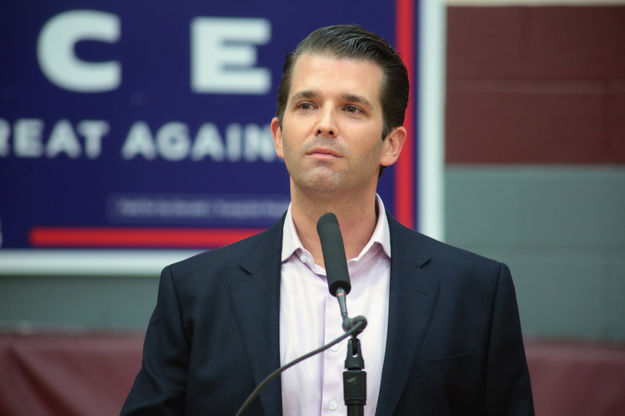 The responses to revelations that Donald Trump Jr. met with Russians claiming to have damaging information about Hillary Clinton have been vastly divergent depending on a person's media diet. (Gage Skidmore/Flickr)