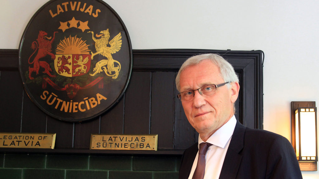 Latvian Ambassador to the United States Andris Teikmanis. (Yu-Ning Aileen Chuang/Medill/GroundTruth)