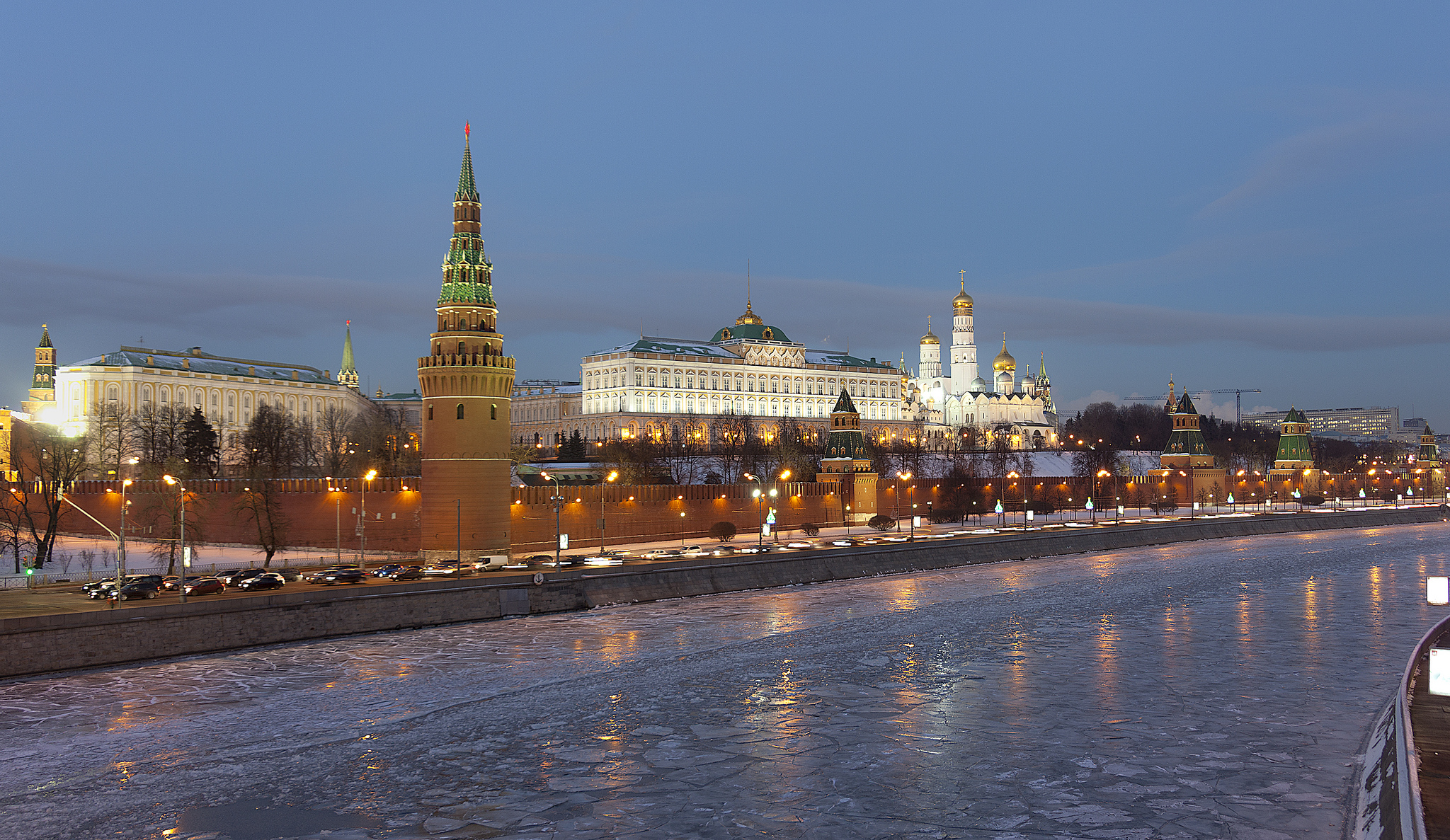 The Kremlin, the seat of the Russian government. Even after the dissolution of the U.S.S.R., former Soviet states still feel the grip of Russia. (Pavel Kazachkov/Flickr Creative Commons)