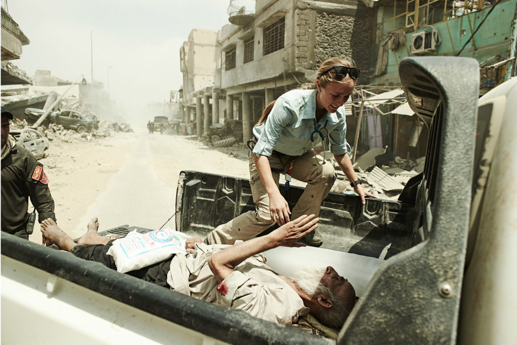 Alex Potter works as a journalist and as a nurse in the Middle East. (Photo by Zach Lowry. Courtesy of Alex Potter)