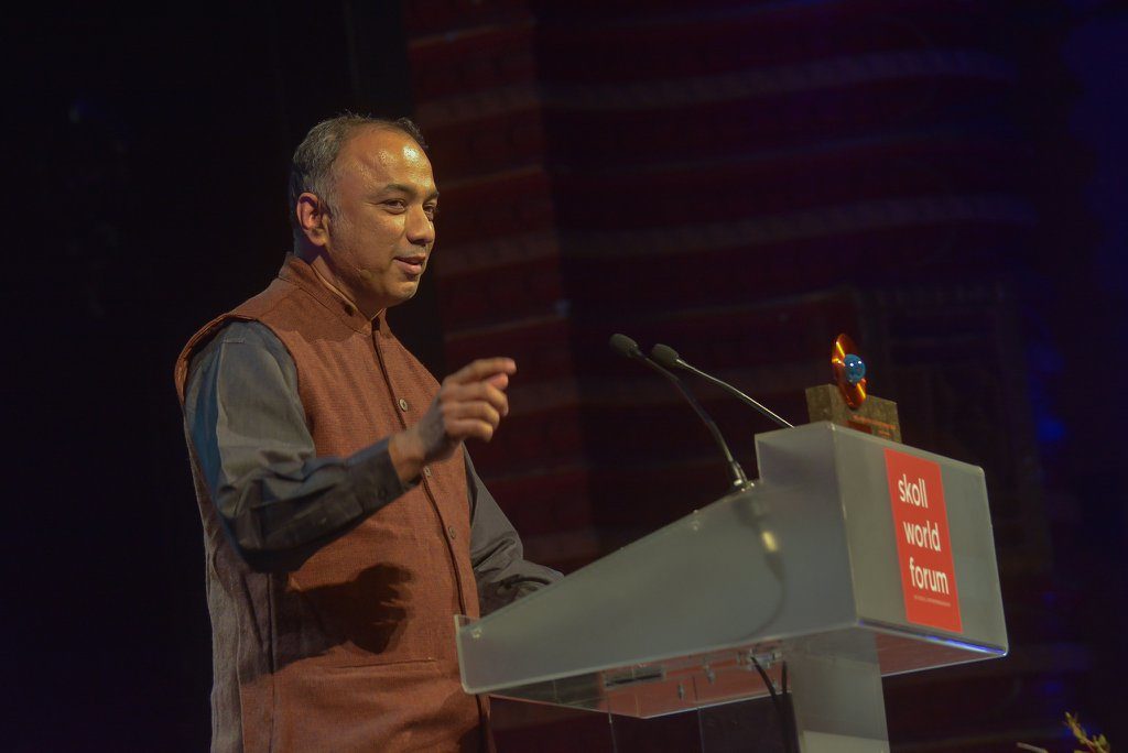"As a world, we have to stop confusing Intellectual poverty and financial poverty." —Harish Hande, Skoll Awardee (Courtesy of Skoll Foundation)
