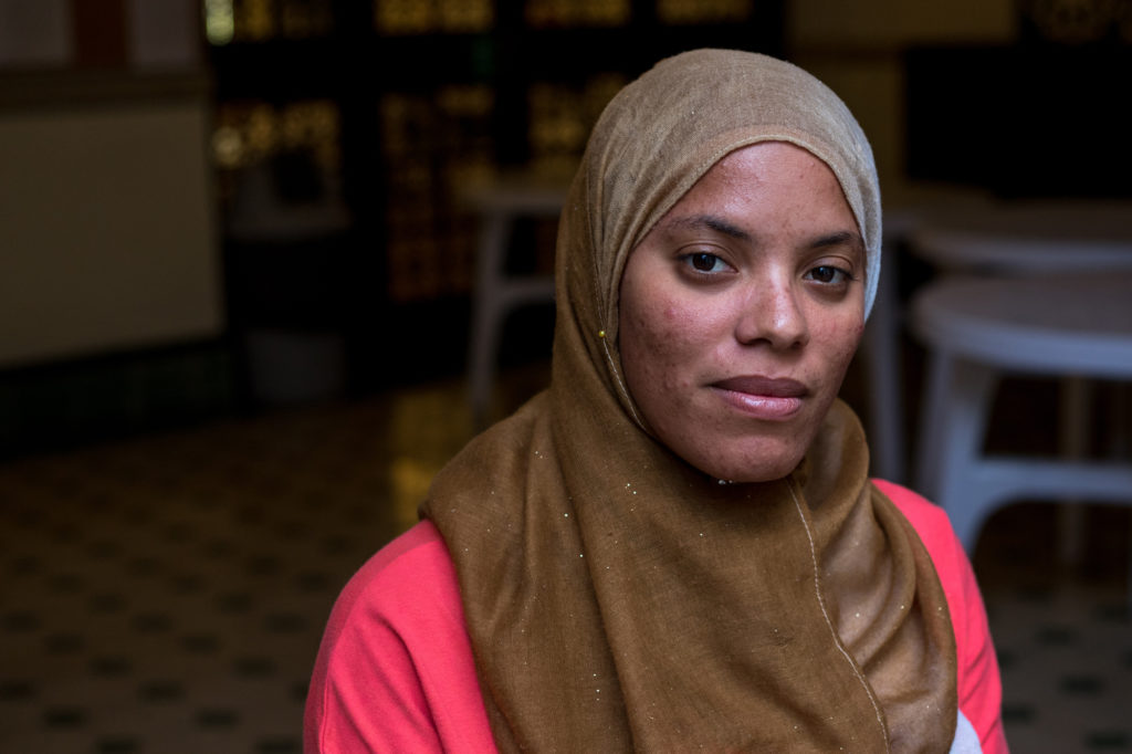Isqura Arudin, 33, faced religious discrimination at her job as a teacher. She said she was told, ‘you are Muslim and with that thing on your head you can’t work in Cuba,’ for wearing a hijab.