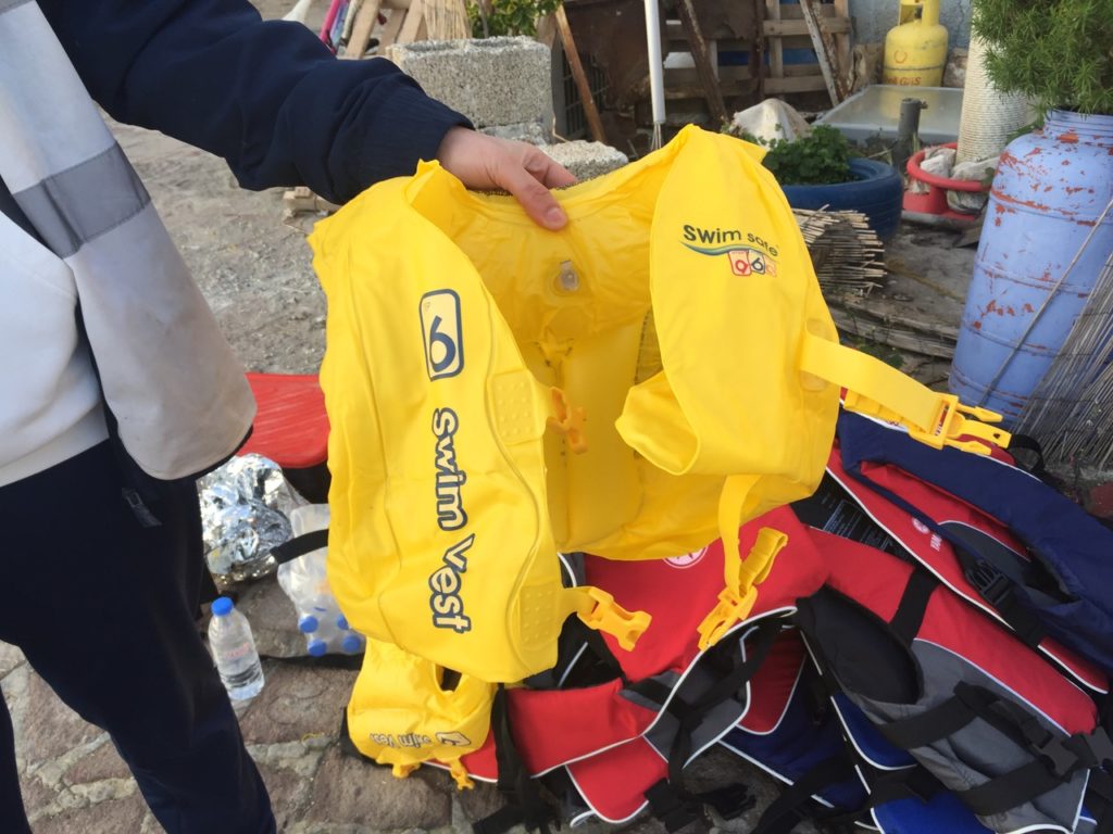 A child's swim vest. (Photo by Holly Young/GroundTruth)