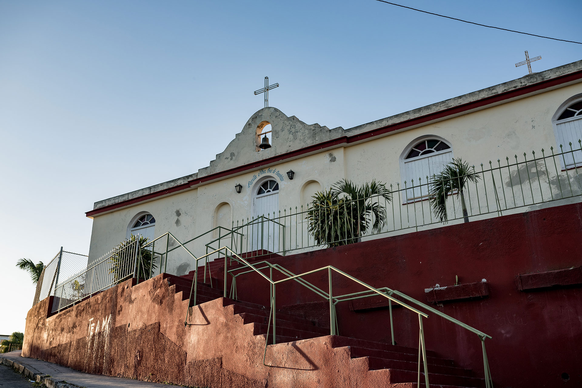 The church Hermanas del Amor de Dios is pictured March 7, 2019, in the Regla neighborhood of Havana, Cuba. The church received aid from Caritas Cubana after a tornado recently devastated the community. (Photo by Daniel Hentz)