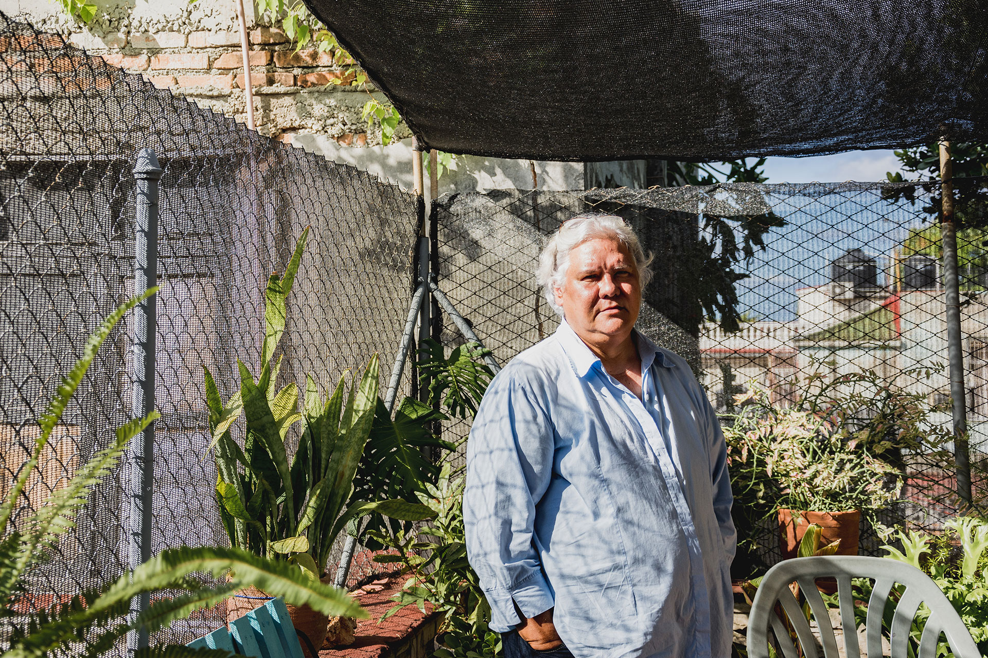 Teresa de Jesus Fernandez, the coordinator for lesbian and bisexual females at Cuba’s National Center for Sexual Education (CENSEX), poses for a portrait March 6, 2019, in Havana, Cuba. Fernandez sees her country’s new constitution as a big improvement for LGBT equality in Cuba. (Photo by Story Hinckley/GroundTruth)